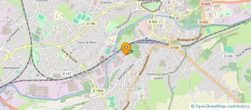 localisation de l'entreprise FORMATION PROFESSIONNELLE ET SERVICE  LOUVROIL