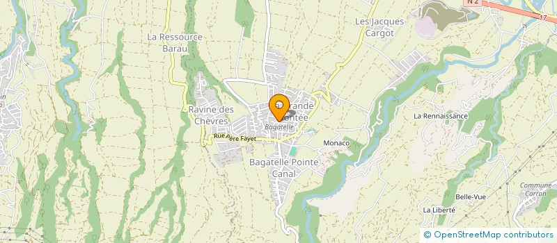 localisation de l'entreprise FORMATION PROFESSIONNELLE OCEAN INDIEN  SAINTE-SUZANNE