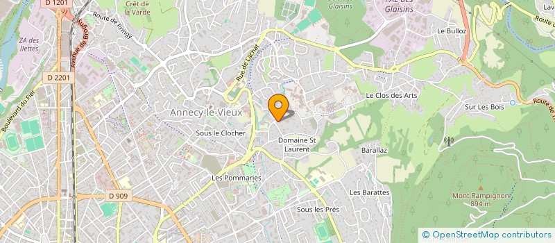 localisation de l'entreprise FORMATION RECHERCHE ANNECIENNE EN CHIRURGIE CARDIAQUE à ANNECY