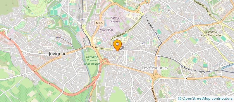 localisation de l'entreprise FORMATION RECHERCHE EDUCATION EN ENDOSCOPIE ET NUTRITION à MONTPELLIER