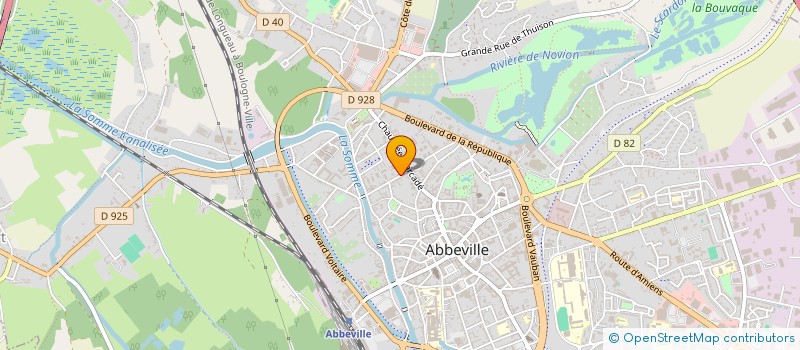 localisation de l'entreprise FORMATION REINSE CONSEIL EMPLOI PICARDIE à ABBEVILLE
