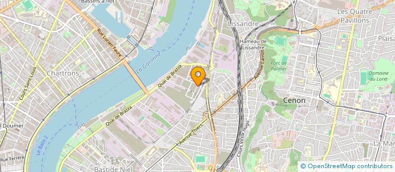 localisation de l'entreprise FORMATION SD 33  BORDEAUX