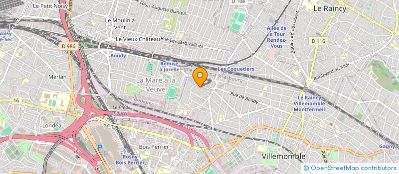 localisation de l'entreprise FORMATION SECOURISME PREVENTION à VILLEMOMBLE