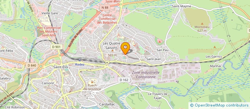 localisation de l'entreprise FORMATION SECURITE  ONET-LE-CHATEAU