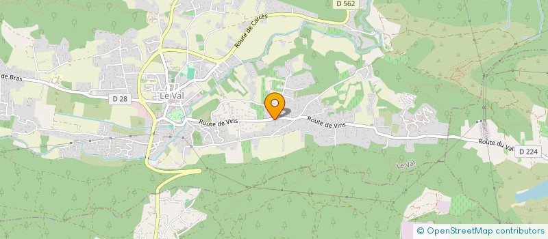 localisation de l'entreprise FORMATION SENSEY  LE VAL