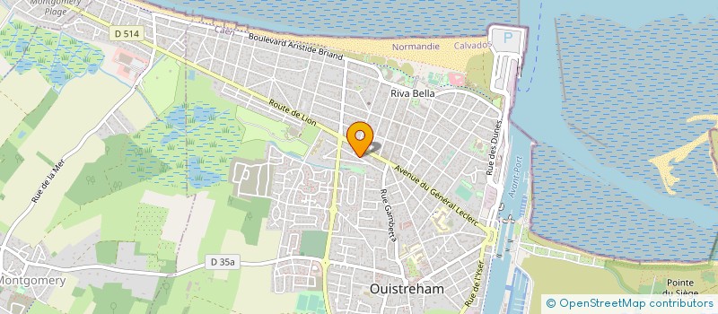 localisation de l'entreprise FORMATION TECHNIQUE ET GRAPHIQUE à OUISTREHAM
