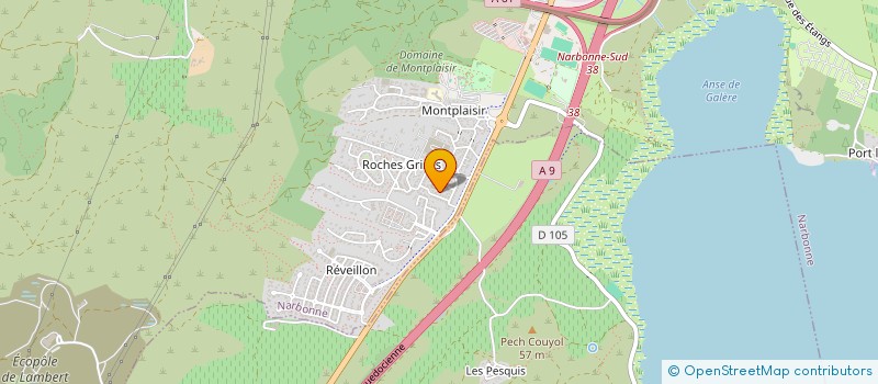 localisation de l'entreprise FORMATION THEATRE FRANCE REGIONS  NARBONNE