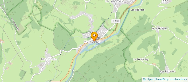 localisation de l'entreprise FORMATION TRANSMISSION DES SAVOIRS HORLOGERS  MONTBENOIT