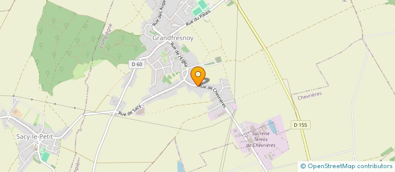 localisation de l'entreprise FORMATIONOO  GRANDFRESNOY