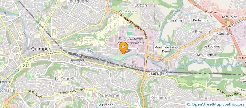 localisation de l'entreprise FORMATIONS AUX METIERS D'AVENIR à QUIMPER
