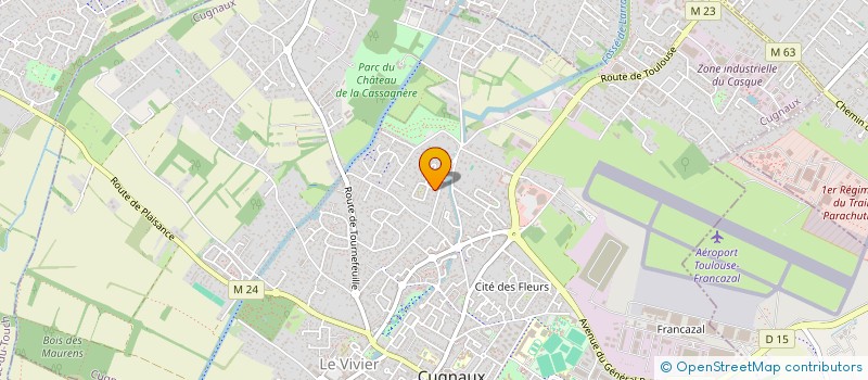 localisation de l'entreprise FORMATIONS & CONSEILS OPERATIFS  CUGNAUX