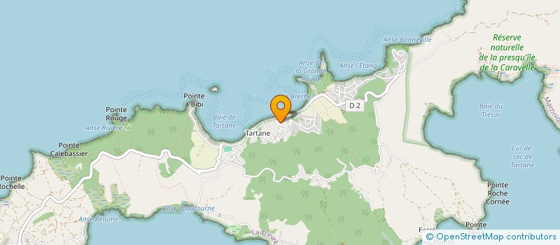 localisation de l'entreprise FORMATIONS ET ACTIONS D'INSERTION A LA MARTINIQUE à TRINITE