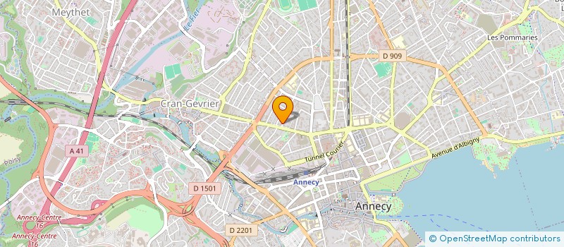 localisation de l'entreprise FORMATIONS ET METIERS à ANNECY