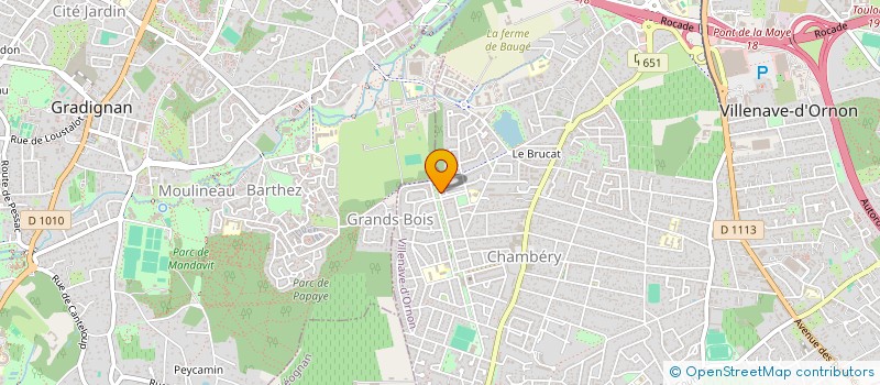 localisation de l'entreprise FORMATIONS INSERTION REINSERTION à VILLENAVE-D'ORNON