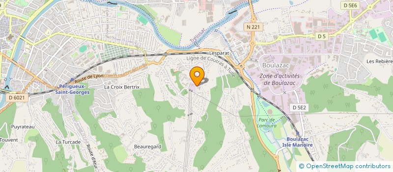 localisation de l'entreprise FORMATIONS PAR GLB à BOULAZAC ISLE MANOIRE