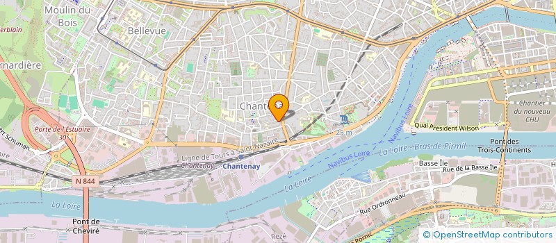 localisation de l'entreprise FORMATIONS POUR LA PAIX à NANTES