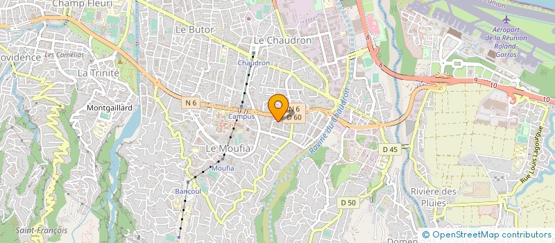 localisation de l'entreprise FORMATIONS SANS FRONTIERES à SAINT-DENIS