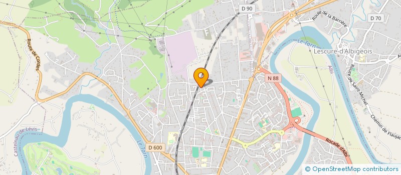 localisation de l'entreprise FORMATIONS SECOURISME ET SAUVETAGE ALBIGEOIS à ALBI