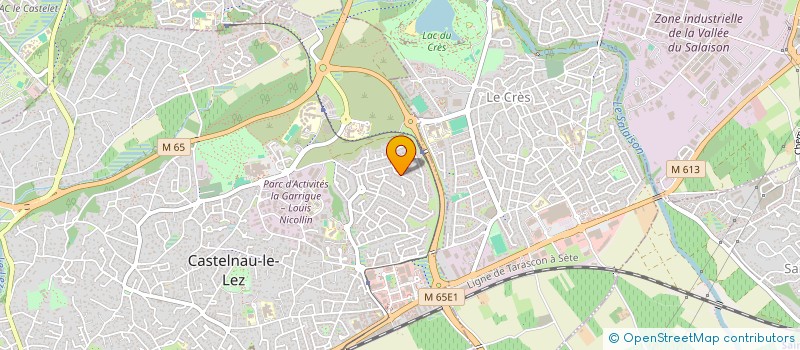 localisation de l'entreprise FORMATIQUE POUR TOUS  CASTELNAU-LE-LEZ