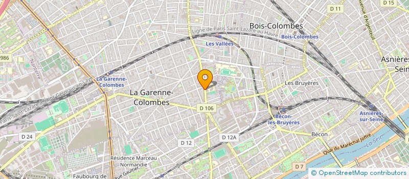 localisation de l'entreprise FORMATIS CONSULT à LA GARENNE-COLOMBES