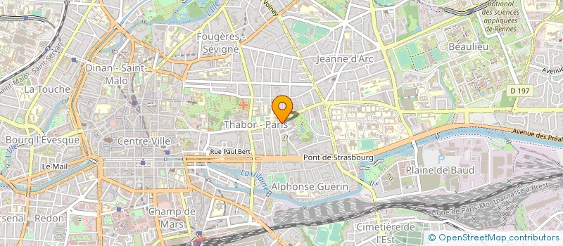 localisation de l'entreprise FORMATIVES à RENNES
