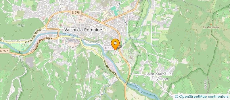 localisation de l'entreprise FORMATOURISME  VAISON-LA-ROMAINE