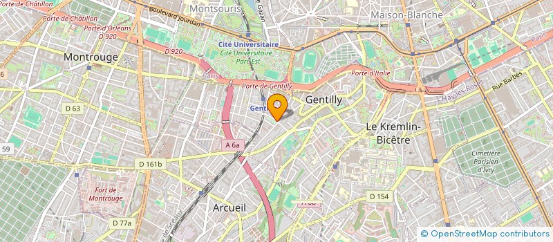 localisation de l'entreprise FORMATS  GENTILLY