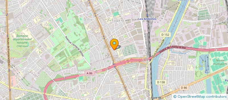 localisation de l'entreprise FORMATU à VITRY-SUR-SEINE
