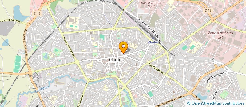 localisation de l'entreprise FORMAVALORIS à CHOLET