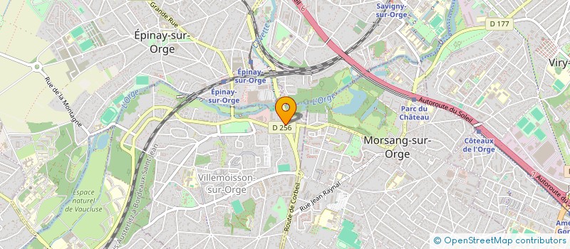 localisation de l'entreprise FORMAVENIR  VILLEMOISSON-SUR-ORGE
