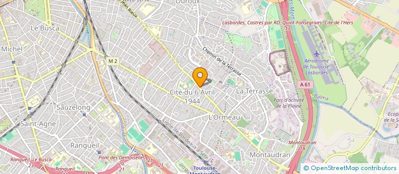 localisation de l'entreprise FORMAVISTA à TOULOUSE