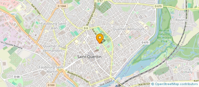 localisation de l'entreprise FORMAX à SAINT-QUENTIN