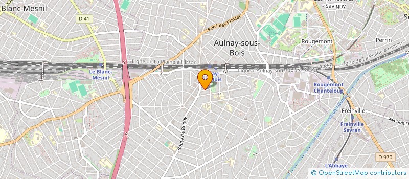 localisation de l'entreprise FORMAXION à AULNAY-SOUS-BOIS