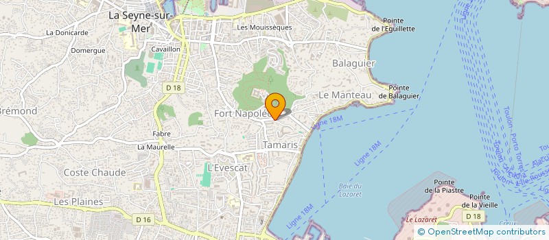 localisation de l'entreprise FORMAXION à LA SEYNE-SUR-MER