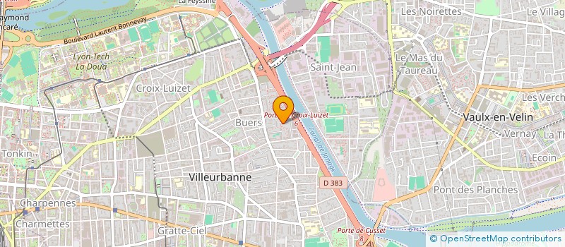 localisation de l'entreprise FORMAXL COMPETENCES  VILLEURBANNE