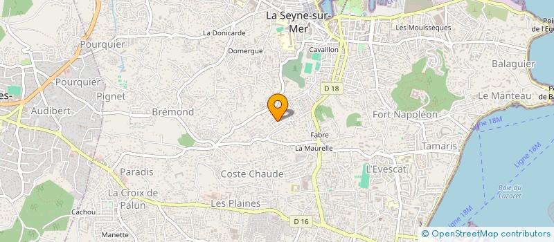 localisation de l'entreprise FORMAZIK  LA SEYNE-SUR-MER