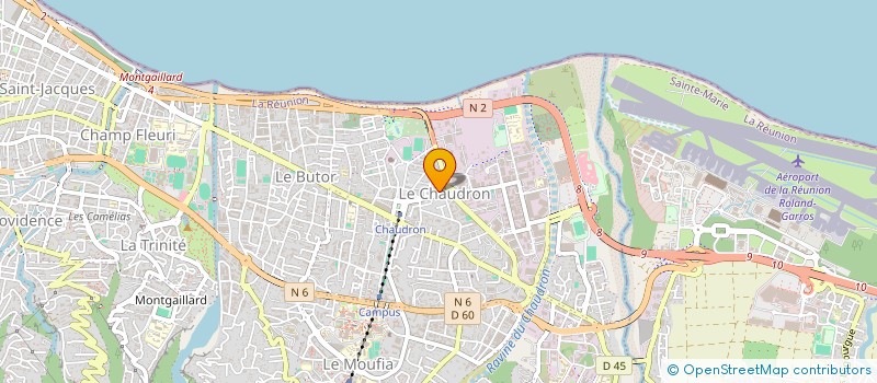 localisation de l'entreprise FORMAZIK STUDIO à SAINT-DENIS