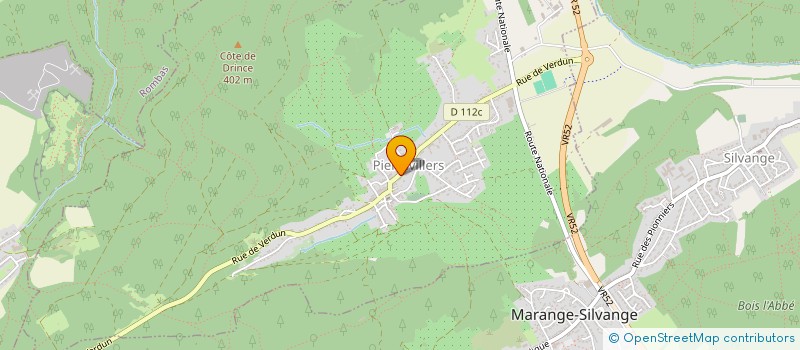 localisation de l'entreprise FORMCAST  PIERREVILLERS