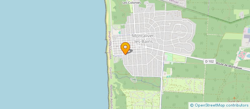 localisation de l'entreprise FORME ARENA  VENDAYS-MONTALIVET