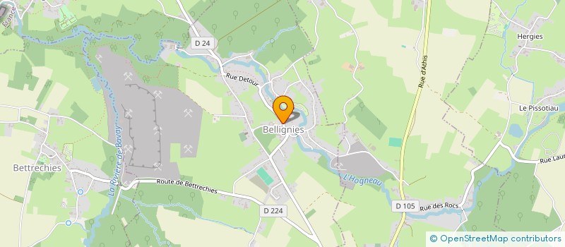 localisation de l'entreprise FORME & BIEN-ETRE A BELLIGNIES  BELLIGNIES