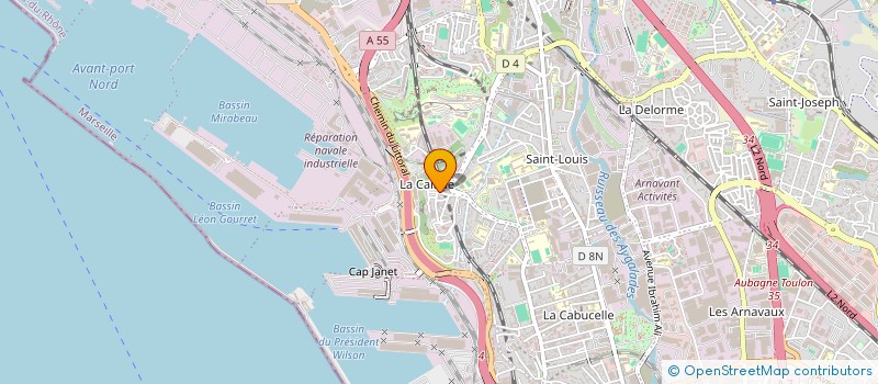 localisation de l'entreprise FORME CARREE à MARSEILLE