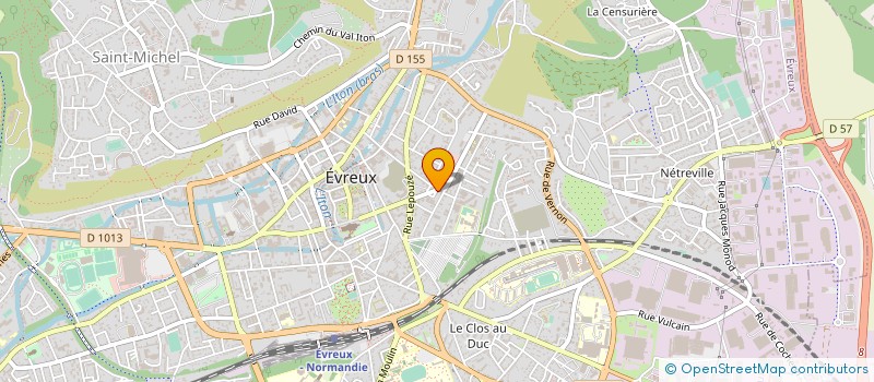 localisation de l'entreprise FORME ET BEAUTE à EVREUX