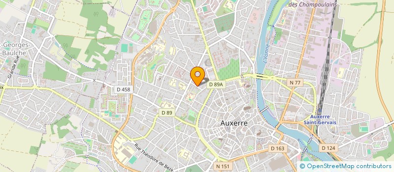 localisation de l'entreprise FORME ET BIEN ETRE à AUXERRE