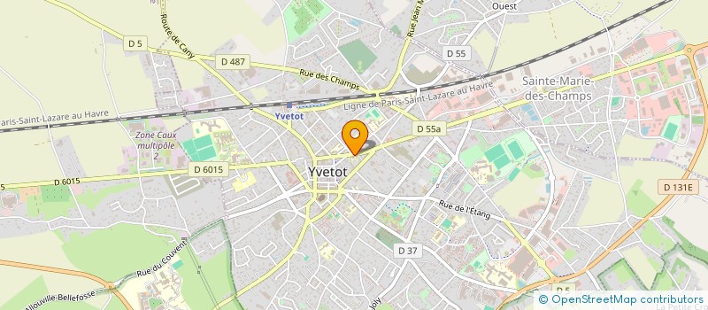localisation de l'entreprise FORME ET BIEN-ETRE YVETOT à YVETOT