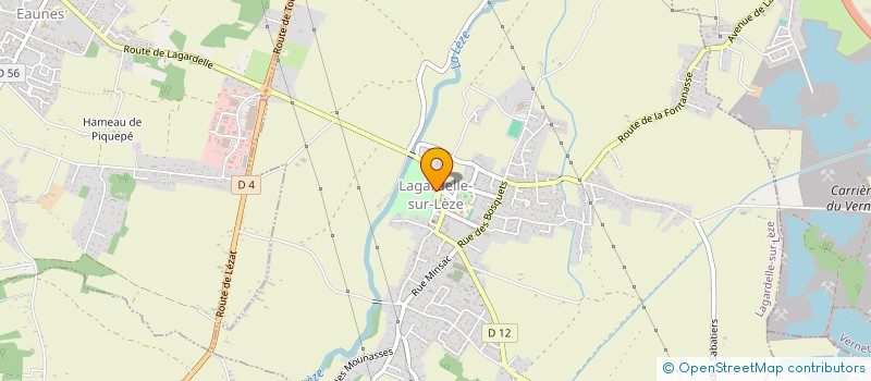 localisation de l'entreprise FORME ET LOISIRS GARDELLOIS à LAGARDELLE-SUR-LEZE