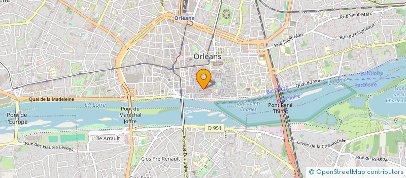 localisation de l'entreprise FORME ET SANTE NATURELLE à ORLEANS