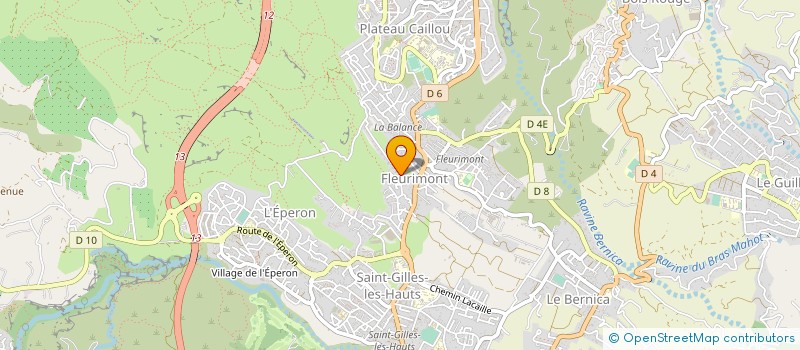 localisation de l'entreprise FORME NATURE ET SENSATIONS  SAINT-PAUL