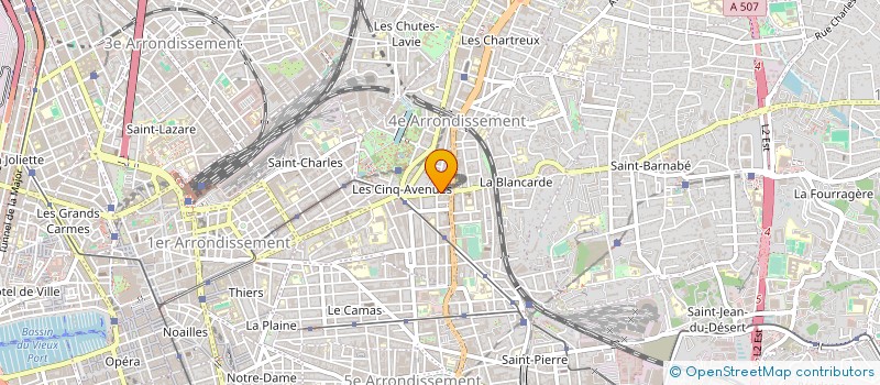localisation de l'entreprise FORME ORTHOPEDIE à MARSEILLE