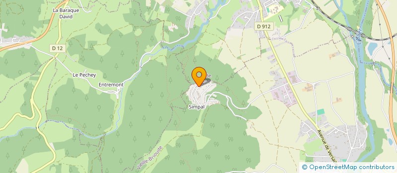 localisation de l'entreprise FORME SANT' & DIET  VIEILLE-BRIOUDE