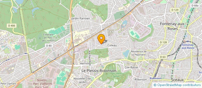 localisation de l'entreprise FORME SANTE BIEN-ETRE 92  LE PLESSIS-ROBINSON